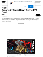 Major Hong Kong Hedge Fund Reportedly Broke Down During BTC Crash - U.Today