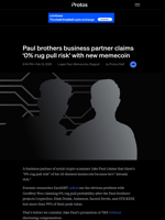 Paul brothers business partner claims ‘0% rug pull risk’ with new memecoin
