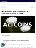 XRP Targets $3.12 as XLM Eyes $0.38 - Everything You Need to Know!