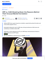 Why XRP and XLM Prices Move Together And Which Is Better?