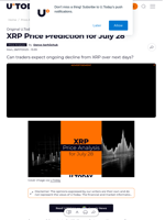XRP Price Prediction for July 28