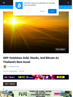 XRP Outshines Gold, Stocks, And Bitcoin As Thailand’s Best Asset | Bitcoinist.com