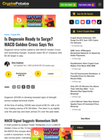 Is Dogecoin Ready to Surge? MACD Golden Cross Says Yes