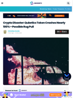 Crypto Disaster: Qubetics Token Crashes Nearly 100%—Possible Rug Pull