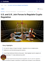U.S. and U.K. Join Forces to Regulate Crypto Regulation