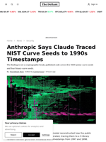 Anthropic Says Claude Traced NIST Curve Seeds to 1990s Timestamps | The Defiant