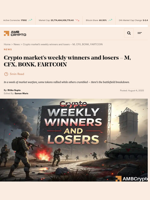 Crypto market’s weekly winners and losers - M, CFX, BONK, FARTCOIN - AMBCrypto