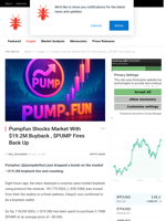 Pumpfun Shocks Market With $19.2M Buyback , $PUMP Fires Back Up - NullTX