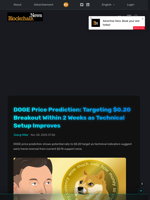 DOGE Price Prediction: Targeting $0.20 Breakout Within 2 Weeks as Technical Setup Improves - Blockchain.News