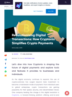 Revolutionizing Digital Transactions: How Cryptonix Simplifies Crypto Payments