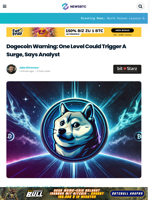 Dogecoin Warning: One Level Could Trigger A Surge, Says Analyst