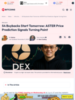 S4 Buybacks Start Tomorrow: ASTER Price Prediction Inflection?