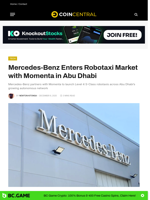 Mercedes-Benz Enters Robotaxi Market with Momenta in Abu Dhabi - CoinCentral