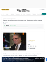 Starmer faces Commons showdown over Mandelson vetting scandal