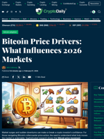 Bitcoin Price Drivers: What Influences 2026 Markets - Crypto Daily