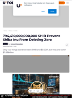 794,410,000,000,000 SHIB Prevent Shiba Inu From Deleting Zero