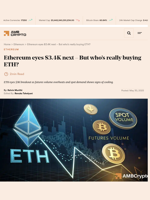 Ethereum eyes $3.4K next - But who’s really buying ETH? - AMBCrypto