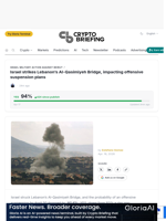 Israel strikes Lebanon's Al-Qasimiyeh Bridge, impacting offensive suspension plans