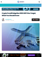 Crypto Pundit Reignites $100 XRP Price Target, What You Should Know
