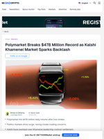 Polymarket Breaks $478 Million Record