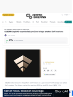 $280M KelpDAO exploit via LayerZero bridge shakes DeFi markets