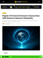 Ripple’s David Schwartz Teases New XRP Node for Network Reliability