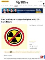Iran outlines 4-stage deal plan with US: Fars News