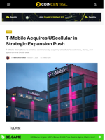 T-Mobile Acquires UScellular in Strategic Expansion Push - CoinCentral