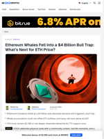 Ethereum Whales Fell Into a Bull Trap and Lost Big
