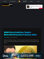 DOGE Price Prediction: Targets $0.16-$0.175 by End of January 2026 - Blockchain.News