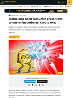 Without Consumer Protections, Stablecoins Won't Win Over Average Person