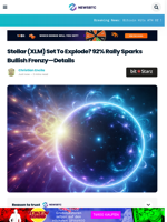 Stellar (XLM) Set To Explode? 92% Rally Sparks Bullish Frenzy