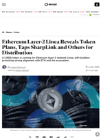 Ethereum Layer-2 Linea Reveals Token Plans, Taps SharpLink and Others for Distribution - Decrypt