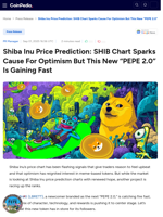 Shiba Inu Price Prediction: SHIB Chart Sparks Cause For Optimism But This New 
