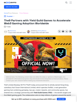 The9 Partners with Yield Guild Games to Accelerate Web3 Gaming Adoption Worldwide