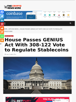 House Passes GENIUS Act With 308-122 Vote to Regulate Stablecoins - The Crypto News Wire