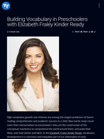 Building Vocabulary in Preschoolers with Elizabeth Fraley Kinder Ready | Visionary Financial
