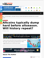 Altcoins typically dump hard before altseason. Will history repeat? - The Crypto News Wire