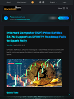 Internet Computer (ICP) Price Battles $4.76 Support as DFINITY Roadmap Fails to Spark Rally - Blockchain.News
