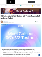 0G Labs Launches Galileo V3 Testnet Ahead of Mainnet Debut - TheNewsCrypto