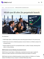 NEAR eyes $5 after Jio perpetuals launch - CoinJournal
