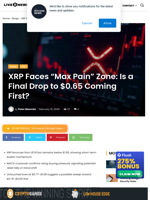 XRP Max Pain Zone Signals Drop to $0.65 Risk Ahead