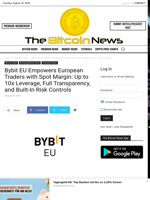 Bybit EU Empowers European Traders with Spot Margin: Up to 10x Leverage, Full Transparency, and Built-In Risk Controls