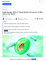FLOKI Price Jumps 40%; Can It Go Even Higher?