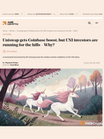 Uniswap gets Coinbase boost, but UNI investors are running for the hills - Why? - AMBCrypto