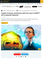 Passing CLARITY Act Will 'Comfort' Crypto Market Investors: Scott Bessent