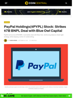 PayPal Holdings($PYPL) Stock: Strikes $7B BNPL Deal with Blue Owl Capital