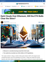 Dark Clouds Over Ethereum, Will the ETH Bulls Clear the Skies?