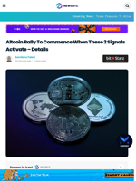Altcoin Rally To Commence When These Two Signals Activate - Details
