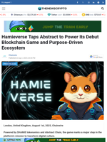 Hamieverse Taps Abstract to Power Its Debut Blockchain Game and Purpose-Driven Ecosystem - TheNewsCrypto